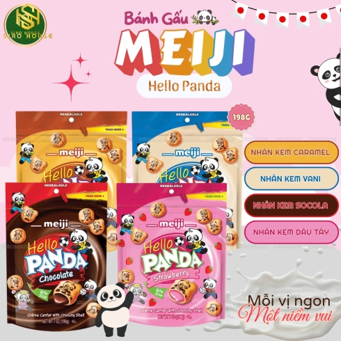 	Bánh quy MEIJI Hello Panda 40g 