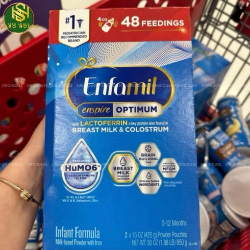 Sữa bột ENFAMIL Enspire Optimum Infant Formula 850g 