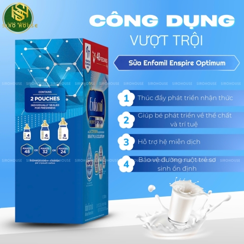 Sữa bột ENFAMIL Enspire Optimum Infant Formula 850g 