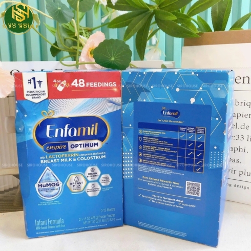 Sữa bột ENFAMIL Enspire Optimum Infant Formula 850g 