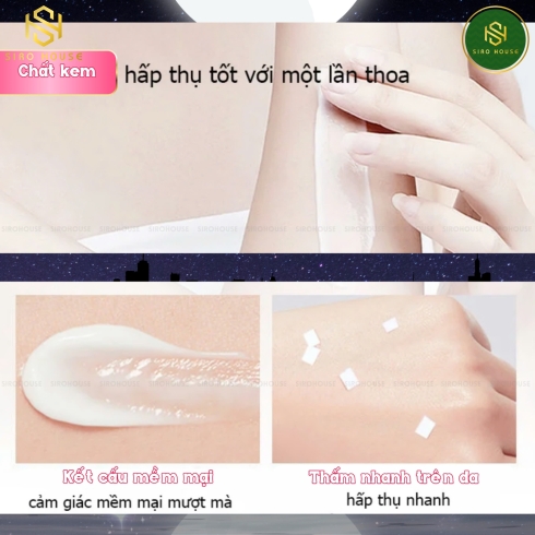 Sữa dưỡng thể trắng da WHISIS Whitening Body Lotion 300mL