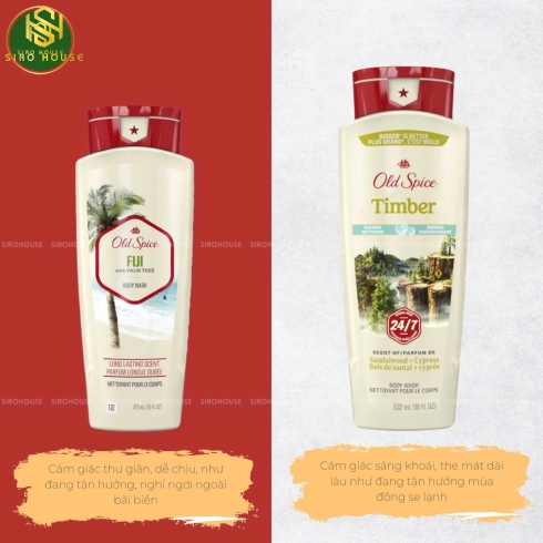Sữa Tắm OLD SPICE Fiji Body Wash 473ml & 532ml 