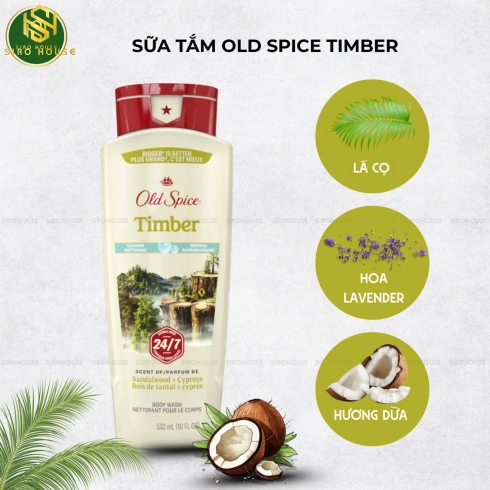 Sữa Tắm OLD SPICE Fiji Body Wash 473ml & 532ml 