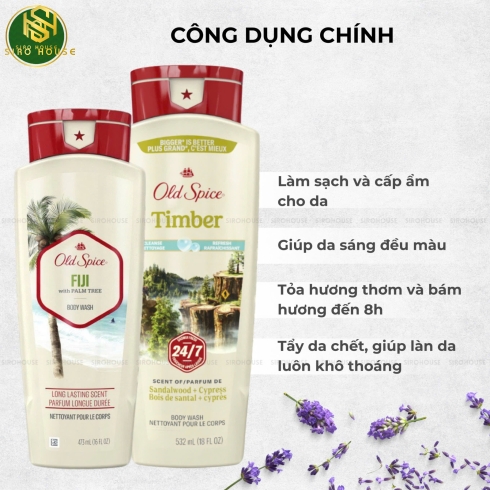 Sữa Tắm OLD SPICE Fiji Body Wash 473ml & 532ml 