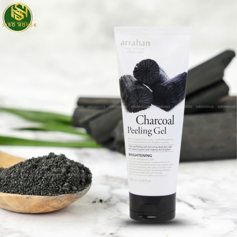 Tẩy tế bào chết ARRAHAN Charcoal 180mL 