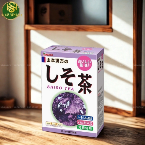 Trà tía tô YAMAKAN Shiso Tea 8g x 22 gói