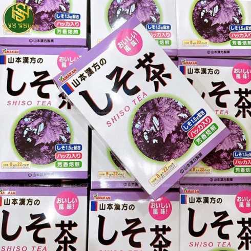 Trà tía tô YAMAKAN Shiso Tea 8g x 22 gói
