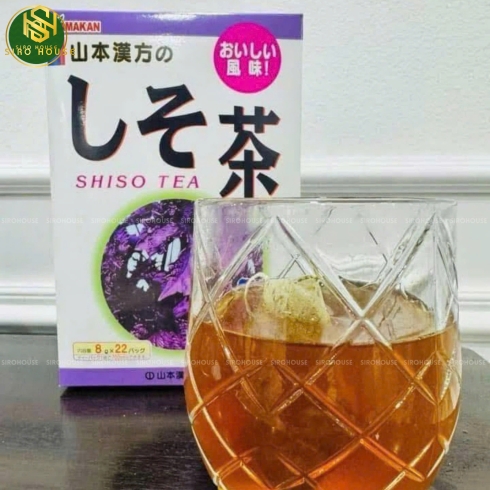 Trà tía tô YAMAKAN Shiso Tea 8g x 22 gói