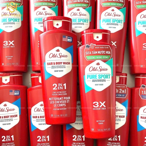 Sữa tắm gội toàn thân OLD SPICE 2in1 532mL