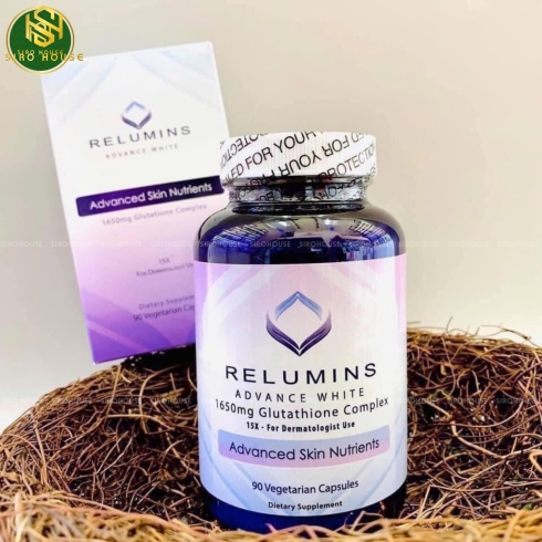 Viên uống trắng da RELUMINS 1650mg 90 viên