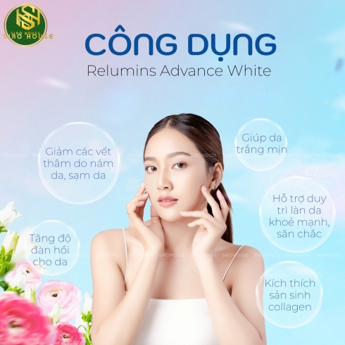 Viên uống trắng da RELUMINS 1650mg 90 viên
