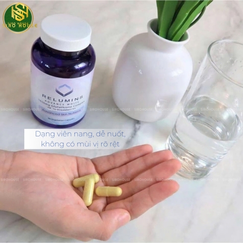 Viên uống trắng da RELUMINS 1650mg 90 viên