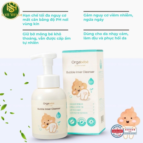 Dung dịch vệ sinh hữu cơ cho bé ORGABÉBÉ 300mL