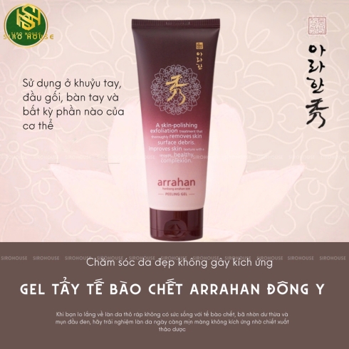 Tẩy tế bào chết ARRAHAN thảo dược 180mL 