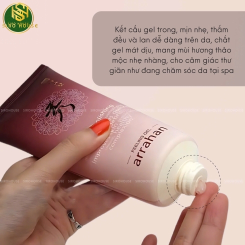 Tẩy tế bào chết ARRAHAN thảo dược 180mL 
