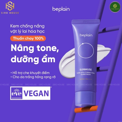 Kem chống nắng BEPLAIN Tone Up & Correcting Sunscreen SPF 50+ PAA++++ 50mL