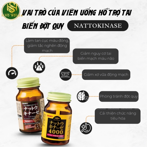 Viên uống chống đột quỵ ORIHIRO 4000FU 60 viên