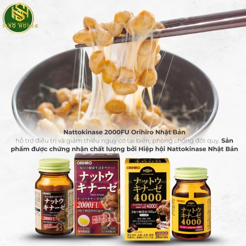 Viên uống chống đột quỵ ORIHIRO 4000FU 60 viên