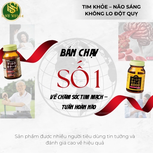Viên uống chống đột quỵ ORIHIRO 4000FU 60 viên