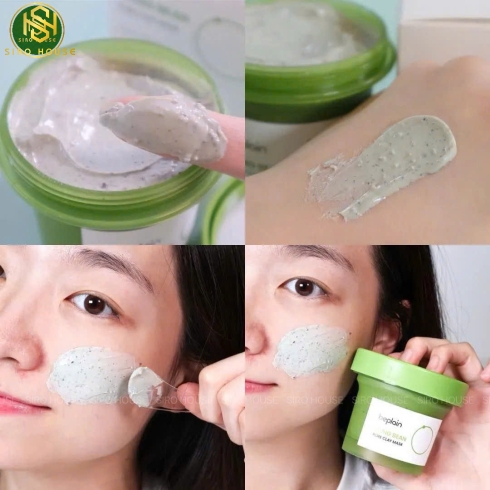 Mặt nạ đất sét đậu xanh BEPLAIN Mung Bean Pore Clay Mask 120mL + Tặng 3 Sample Pore Serum 1mL x 3