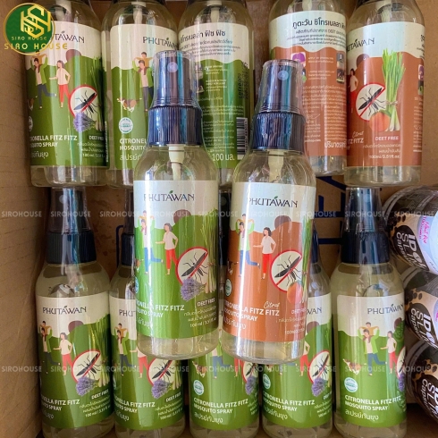 Xịt chống muỗi PHUTAWAN Citronella 100ml