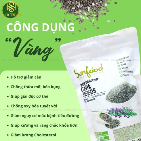 Hạt chia SUNFOOD 454 gram
