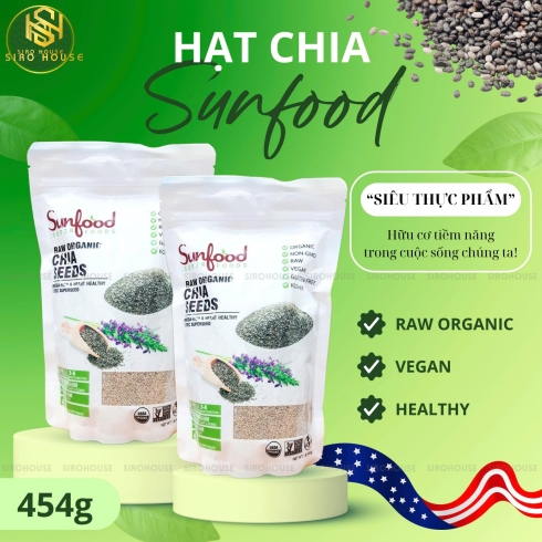 Hạt chia SUNFOOD 454 gram