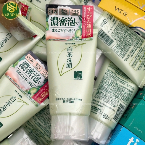 Sữa rửa mặt trà xanh ROHTO Shirochasou 120g