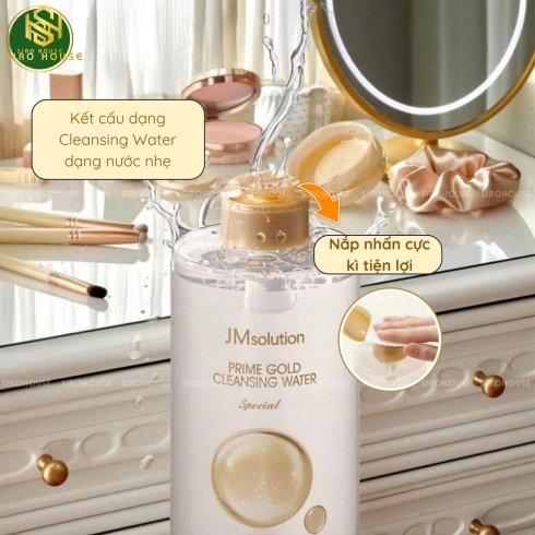 Nước tẩy trang JM Solution Prime Gold Cleansing Water 500ml & 850ml