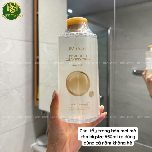 Nước tẩy trang JM Solution Prime Gold Cleansing Water 500ml & 850ml