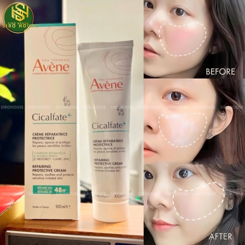 Kem dưỡng phục hồi da AVENE Cicalfate+ Repair Cream 40ml  & 100ml