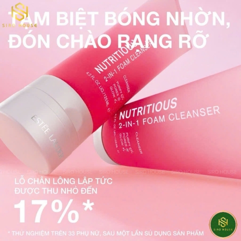 Sữa rửa mặt lựu đỏ ESTEE LAUDER Nutritious 2-in-1 Foam Cleanser 125mL
