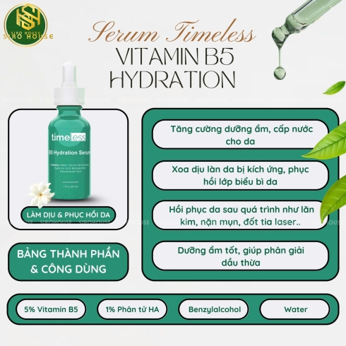  Bộ 3 Serum Timeless Đình Đám: Dưỡng Ẩm – Phục Hồi – Làm Sáng Da Toàn Diện 
