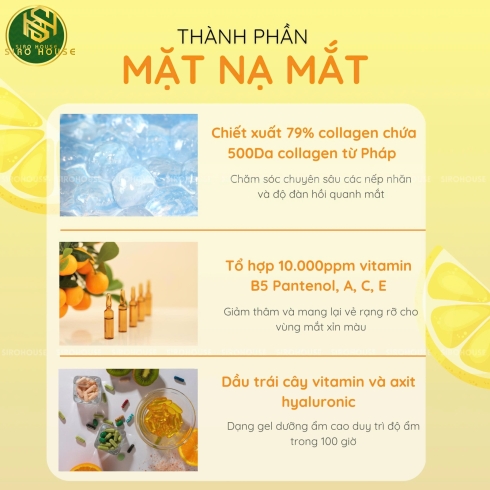 Nạ mắt MEDIANSWER Vita Collagen Eye Cream Patch 60 miếng 