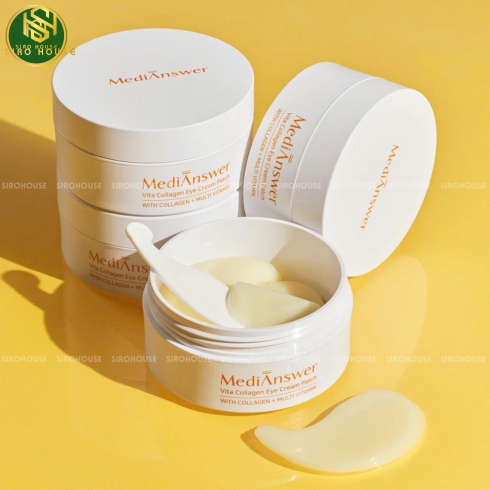 Nạ mắt MEDIANSWER Vita Collagen Eye Cream Patch 60 miếng 