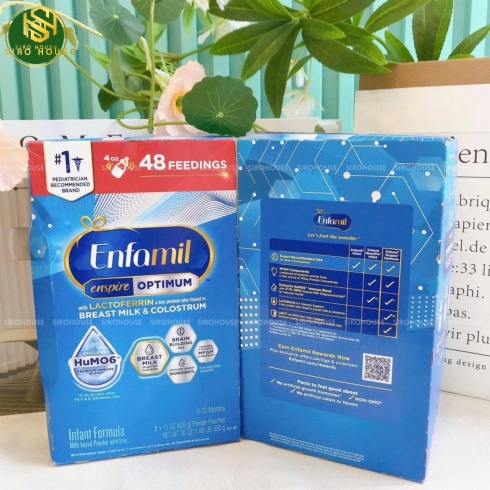 Sữa bột ENFAMIL Enspire Optimum Infant Formula 850g
