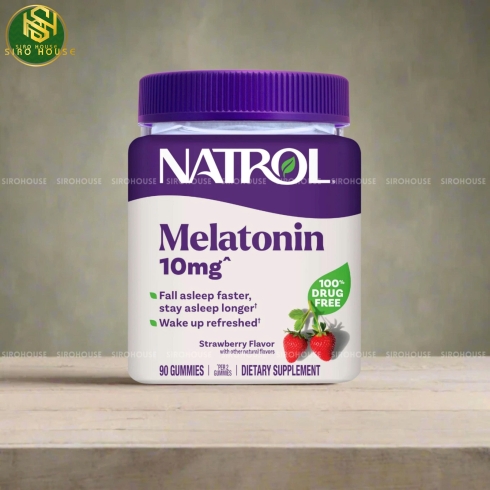 Kẹo ngủ NATROL Melatonin Sleep 10mg 90 viên