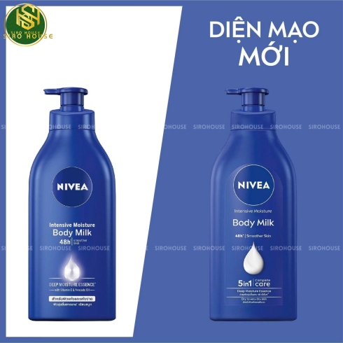 Sữa dưỡng thể NIVEA Intensive Moisture Body Milk 380mL