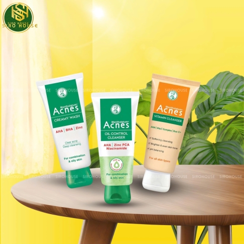 Bộ 3 sản phẩm rửa mặt ACNES 100g