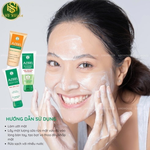 Bộ 3 sản phẩm rửa mặt ACNES 100g