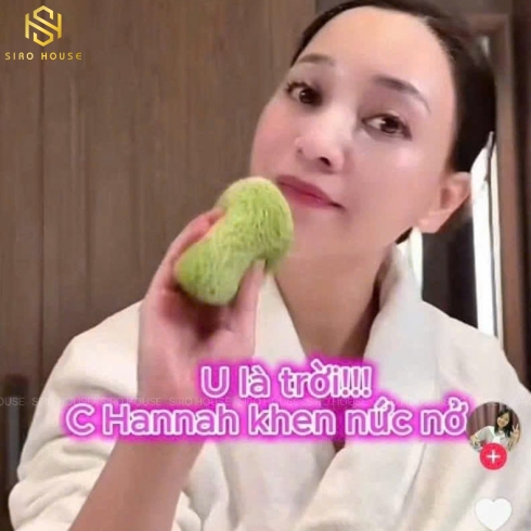 Set 3 Miếng Mút Bọt Biển Rửa Mặt Dạng Giọt Nước AMORTALS
