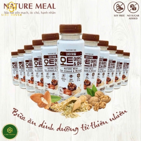 Sữa yến mạch óc chó hạnh nhân NATURE MEAL 250mL