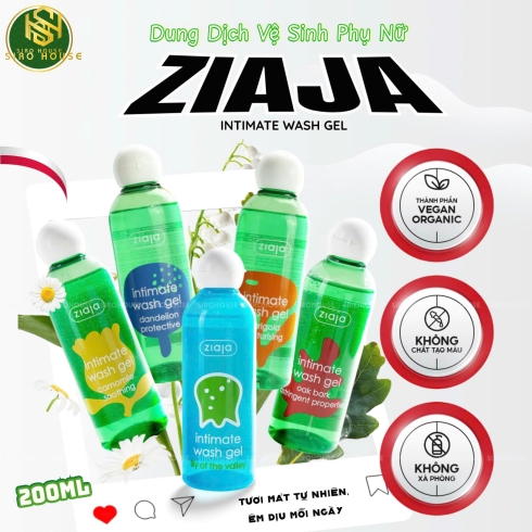 Dung dịch vệ sinh ZIAJA  Intima 200mL