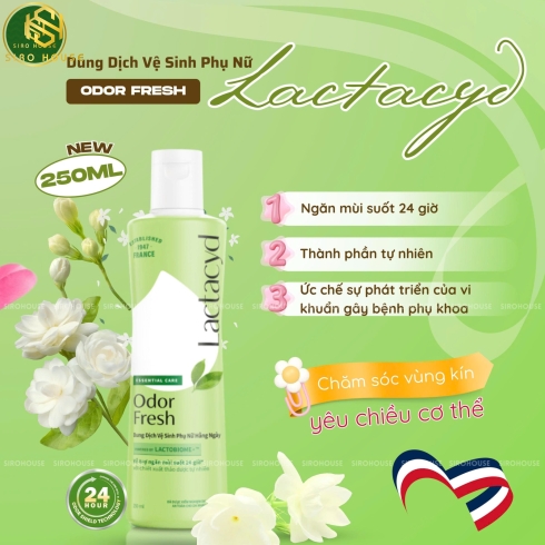 Dung dịch vệ sinh LACTACYD Odor Fresh 250ml