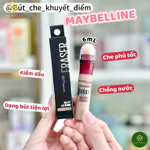 Bút che khuyết điểm MAYBELLINE Instant Age Rewind Multi-Use Concealer 6mL - 110