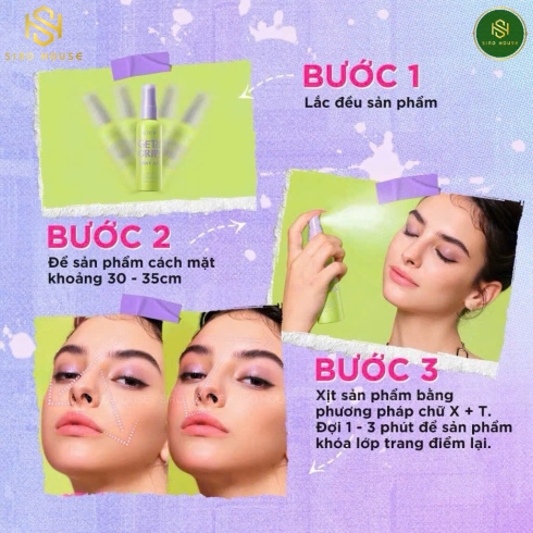 Xịt Khoá Nền DAZZLE ME Get A Grip Dewy Fix 60mL & Matte Fix 60mL
