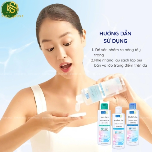 Nước Tẩy Trang HADA LABO Micellar Water 240mL – Acne Care / Hydrating / Whitening