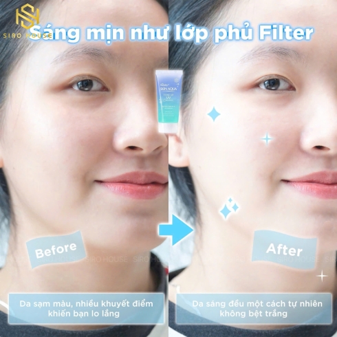 Sữa & Kem Chống Nắng SKIN AQUA Tone Up UV SPF 50+ PA++++ – Milk Blue 50g / Essence 50g