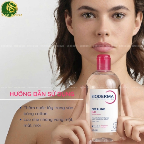 Tẩy trang BIODERMA Créaline H2O Peaux Sensibles Originale 500mL