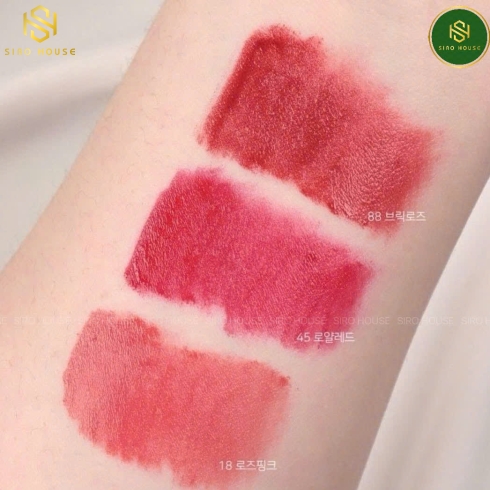 Son nhung lì The History Of Whoo Mi Velvet Lip Rouge 3.5g + Tặng túi mini (#18 Rose Pink / #24 Red Orange)